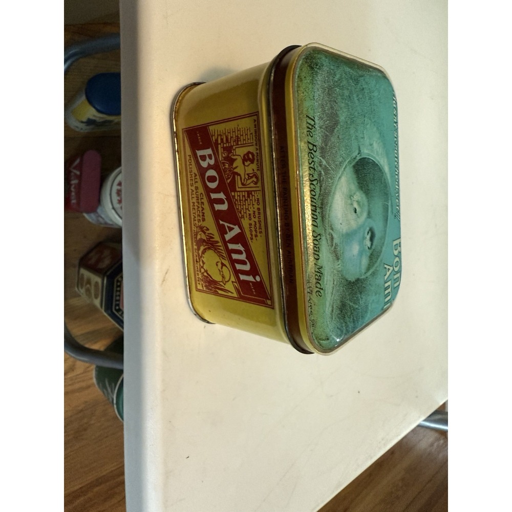 Vintage 1983 Bon Ami Tin Box The Tin Box Company of America